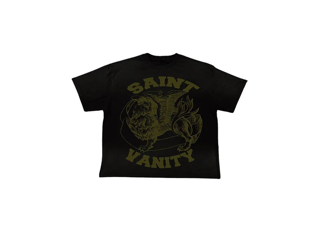 IMG-7523.webp Saint Vanity Black & Green Griffin Tee - Image 1