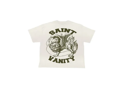 Saint Vanity White & Green Griffin Tee
