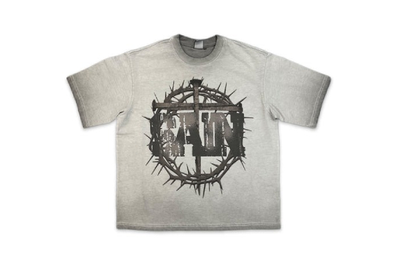 Saint-Tee-Light-Grey.jpg Saint Vanity Shirt light Grey - Image 1