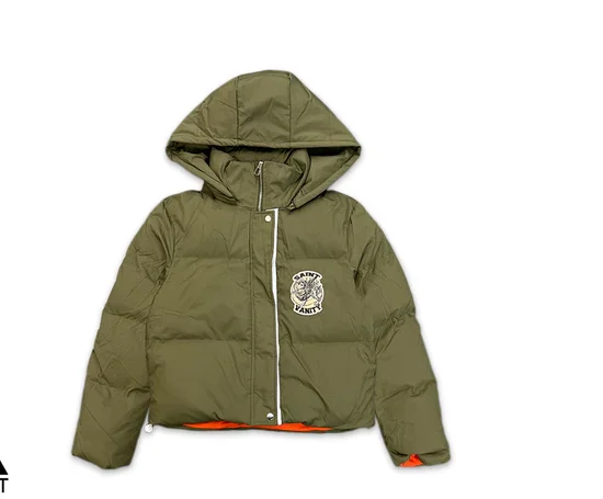 grn_5c452118-7842-4ff8-9ab7-4c7e370ad58a-e1750273815844.webp Saint Vanity Puffer Jacket "Olive" - Image 1
