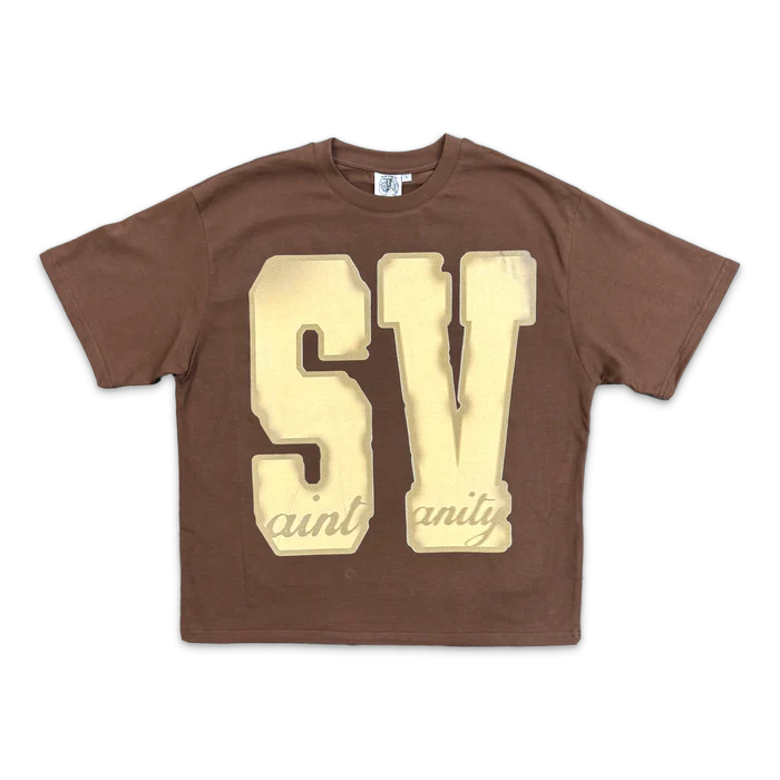 svbr.webp Saint Vanity SV Tee "Brown" - Image 1
