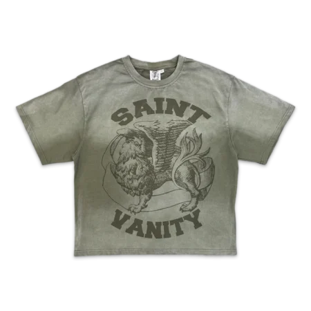 Saint Vanity Griffin Logo Tee "Olive"